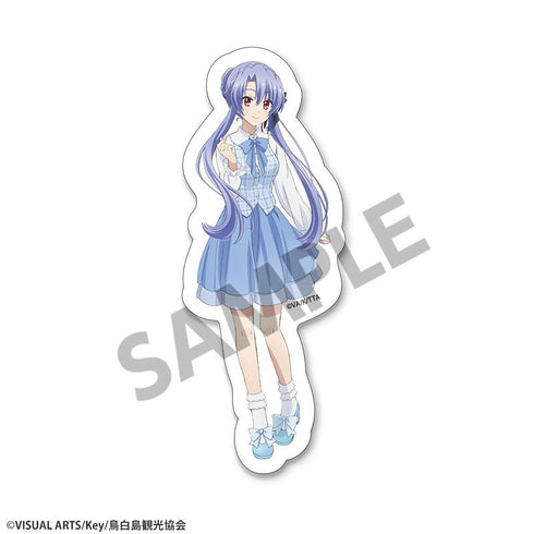 "Summer Pockets" Original Die-Cut Sticker: Sora Mon Aoi - Yumekawa Ver.