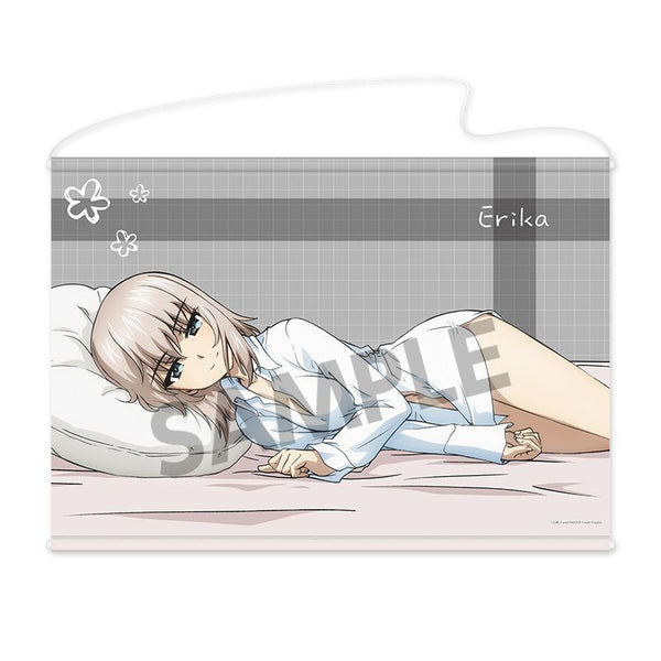 『ガールズ&パンツァー 最終章』B2タペストリー 逸見エリカ 添い寝B ver.
