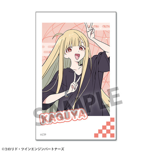 『超かぐや姫!』インスタントフォト風ステッカー かぐや/現実