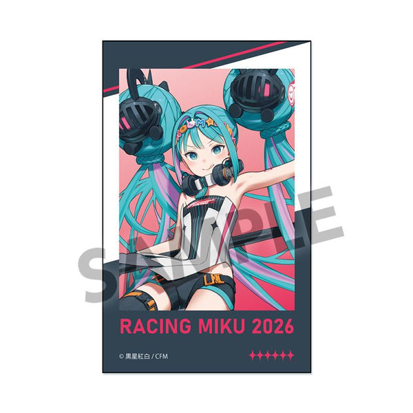 《竞速初音》2026 主视觉图2版 即拍即印风格贴纸