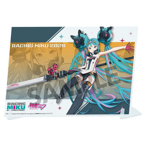 《竞速初音》2026 主视觉图2版 视觉亚克力板