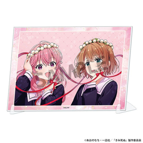 『きみが死ぬまで恋をしたい』A6ビジュアルアクリルプレート シーナ&ミミ誕生日 ver.