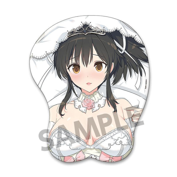 《憧憬魔法少女》闪乱神乐 全新绘制巨乳鼠标垫 飞鸟 婚纱版