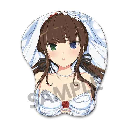 《憧憬魔法少女》闪乱神乐 全新绘制巨乳鼠标垫 両備 婚纱版