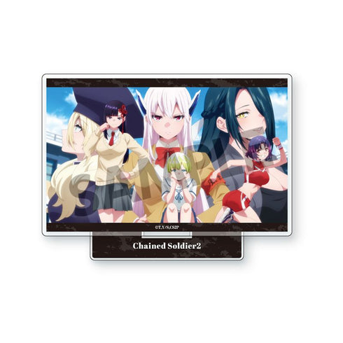 『魔都精兵のスレイブ2』アクリルスタンド 第11話おまけ(京香&天花&夜雲&ワルワラ&風舞希&恋)