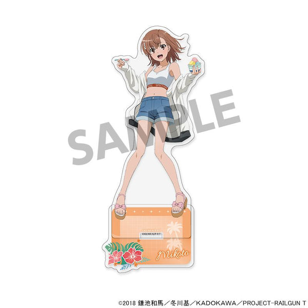 《某科学的超電磁砲T》全新繪製壓克力立牌 御坂美琴 度假版