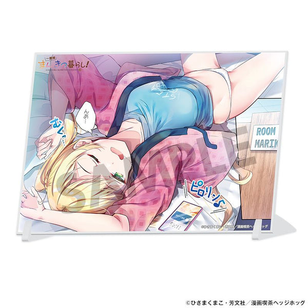『一畳間まんきつ暮らし!』A6ビジュアルアクリルプレート 鈴木万里花