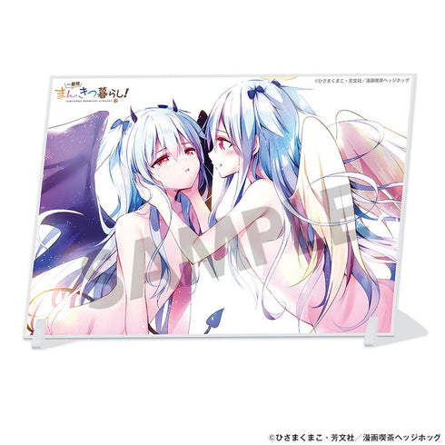 『一畳間まんきつ暮らし!』A6ビジュアルアクリルプレート 中埜音緒