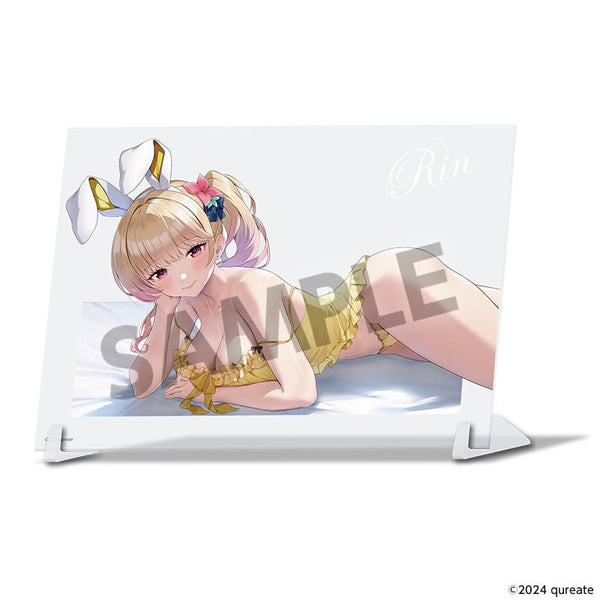 『バニーガーデン』描き下ろしビジュアルアクリルプレート 凜 添い寝B ver.