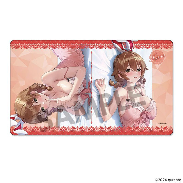 『バニーガーデン』描き下ろしラバーマット 花奈 添い寝 ver.