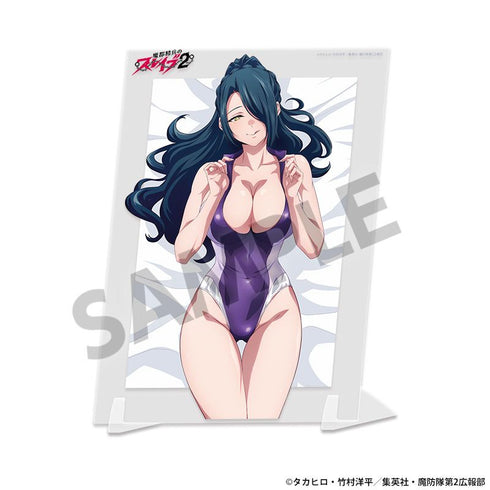 『魔都精兵のスレイブ2』描き下ろしビジュアルアクリルプレート 東風舞希 競泳水着 ver. A