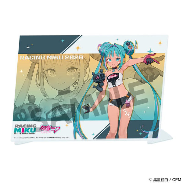 "Racing Miku 2026" Sepang Ver. Visual Acrylic Plate