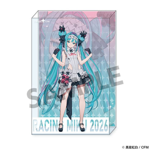 "Racing Miku 2026" Cafe Ver. Acrylic Block