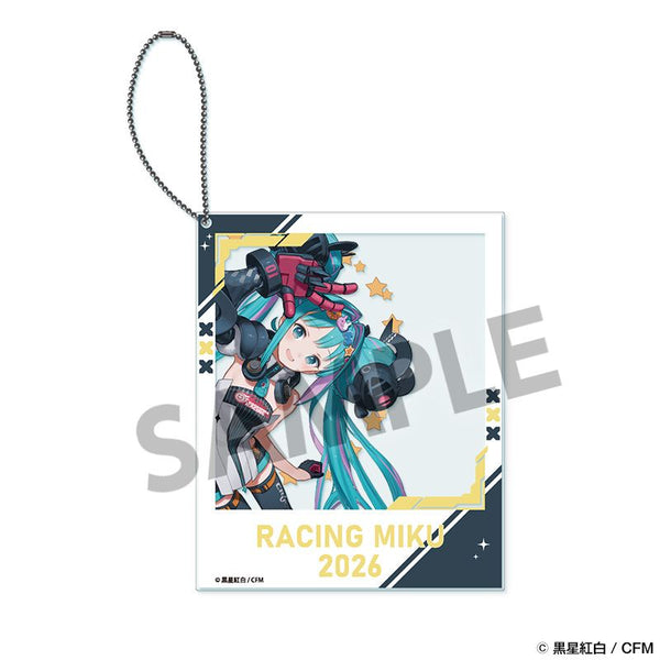 『レーシングミク 2026』Rd.1 OKAYAMA 応援 Ver. ポラロイド風アクリルキーホルダー
