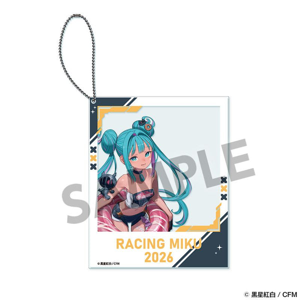 『レーシングミク 2026』Rd.3 SEPANG 応援 Ver. ポラロイド風アクリルキーホルダー