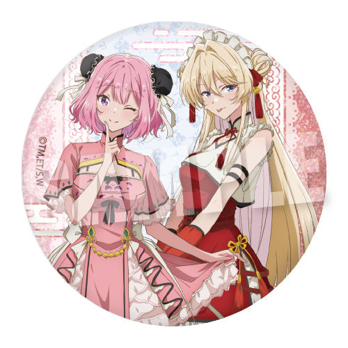 『わたしが恋人になれるわけないじゃん、ムリムリ!(※ムリじゃなかった!?)』BIGホログラム缶バッジ Sweet China Ver. 甘織れな子&王塚真唯