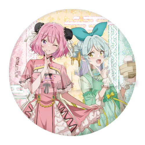 『わたしが恋人になれるわけないじゃん、ムリムリ!(※ムリじゃなかった!?)』BIGホログラム缶バッジ Sweet China Ver. 甘織れな子&小柳香穂