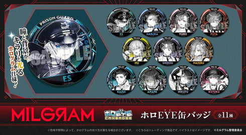 『MILGRAM-ミルグラム-』ホロEYE缶バッジ【BOX】