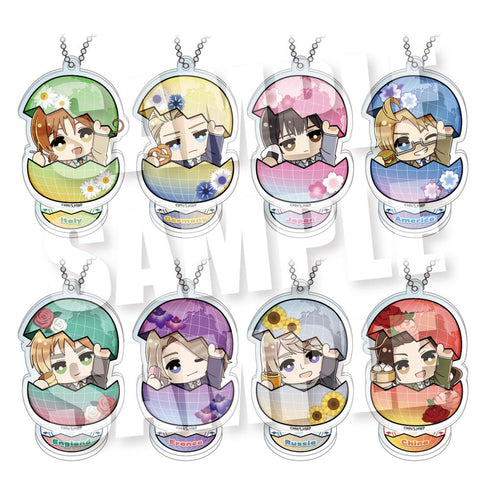 《Hetalia World☆Stars》探頭式收藏級壓克力立牌鑰匙圈【盒裝】