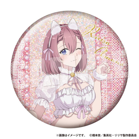 『2.5次元の誘惑』BIGホログラム缶バッジ 白猫&黒猫Ver. 天乃リリサ