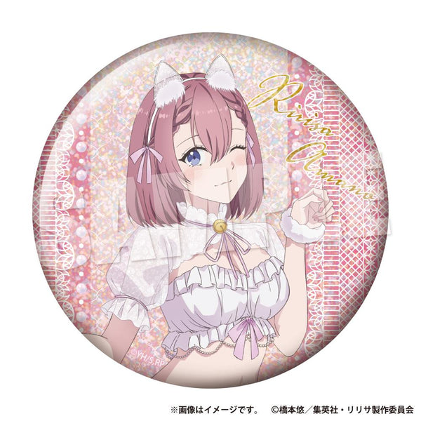 『2.5次元の誘惑』BIGホログラム缶バッジ 白猫&黒猫Ver. 天乃リリサ
