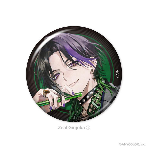 "NIJISANJI EN" Anniversary Project BY THE BEAT Hologram Pin Badge: Zeal Ginjo 1