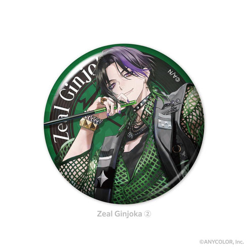 "NIJISANJI EN" Anniversary Project BY THE BEAT Hologram Pin Badge: Zeal Ginjo 2