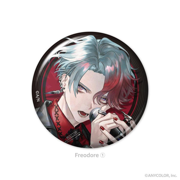 "NIJISANJI EN" Anniversary Project BY THE BEAT Hologram Pin Badge Furiodoru 1