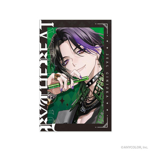 "NIJISANJI EN" Anniversary Project BY THE BEAT Photo-Style Card Set (2 Cards) Zeal Ginjo