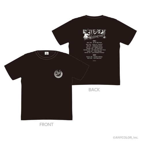 "NIJISANJI EN" Anniversary Project BY THE BEAT T-shirt (One Size Fits All)