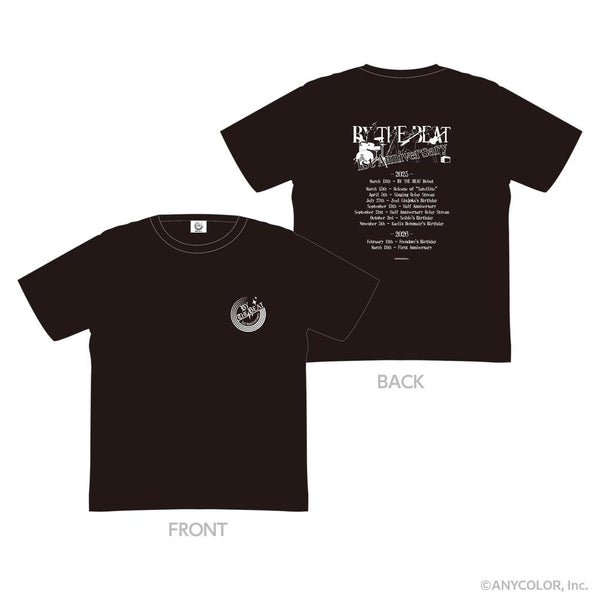 "NIJISANJI EN" Anniversary Project BY THE BEAT T-shirt (One Size Fits All)