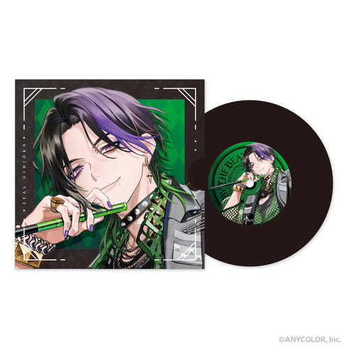 "NIJISANJI EN" Anniversary Project BY THE BEAT Record-Shaped Coaster (with Paper Sleeve) Zeal Ginjo-ka