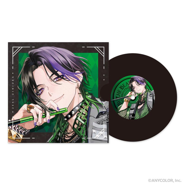 "NIJISANJI EN" Anniversary Project BY THE BEAT Record-Shaped Coaster (with Paper Sleeve) Zeal Ginjo-ka