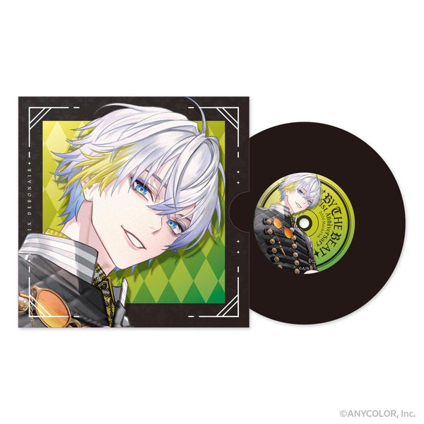 "NIJISANJI EN" Anniversary Project BY THE BEAT Record-Shaped Coaster (with Paper Sleeve) Keirix Devonaire