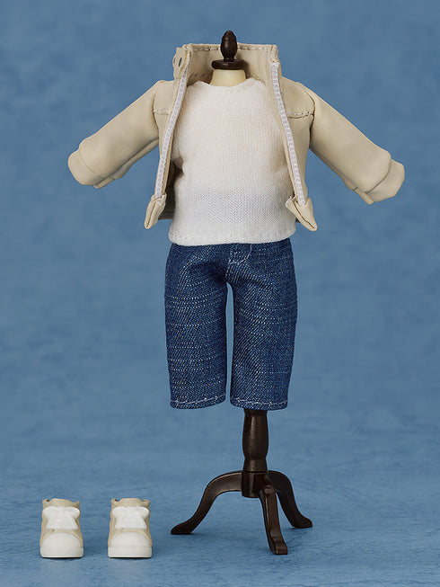 『ねんどろいどどーる』おようふくセット ライダースジャケット(アイボリー)