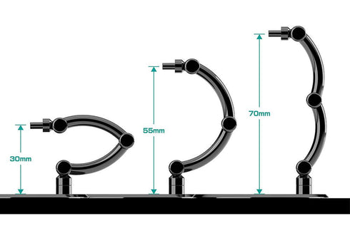 『推し活グッズ』THE シンプルスタンドmini ×4 BLACK 小型フィギュア&ディフォルメフィギュア用