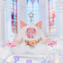 "Puella Magi Madoka Magica: The Story of Rebellion" Fluffy Pin Badge Case Keychain Set