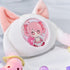 "Puella Magi Madoka Magica: The Story of Rebellion" Fluffy Pin Badge Case Keychain Set