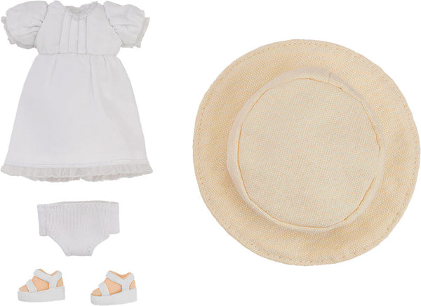 『ねんどろいどどーる』おようふくセット シンプルワンピース(ホワイト)