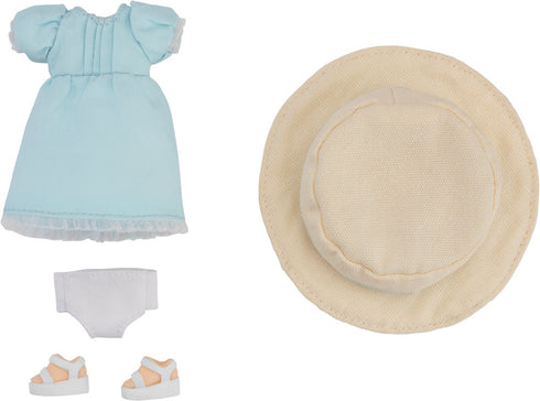 『ねんどろいどどーる』おようふくセット シンプルワンピース(ブルー)