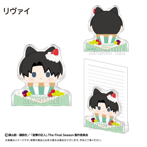 『進撃の巨人』アクリルフィギュアメモスタンド リヴァイ