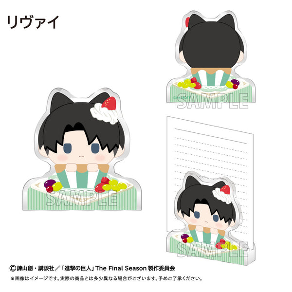 『進撃の巨人』アクリルフィギュアメモスタンド リヴァイ