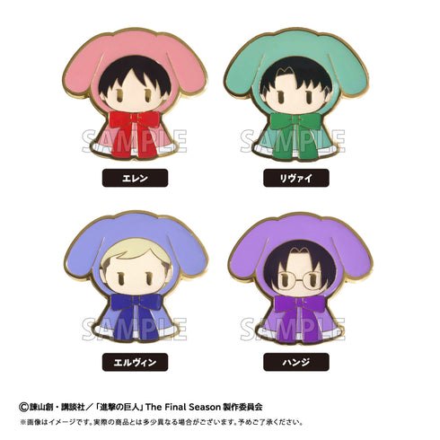 "Attack on Titan" Retro-Style Pins: Cape Tapinui Ver. Hanji