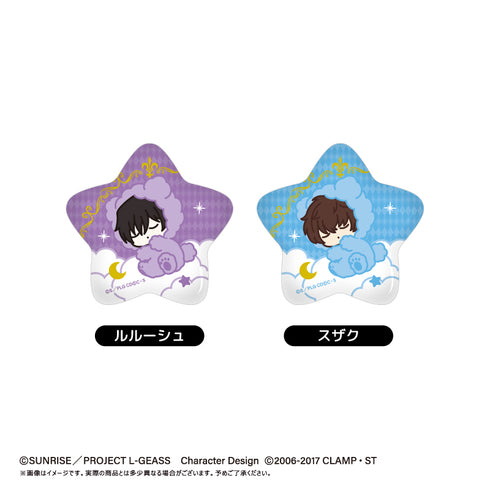 "Code Geass: Lelouch of the Rebellion" Goodnight Series Star-Shaped Pin Set