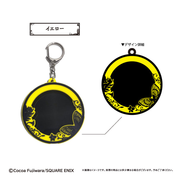 『妖狐×僕SS』ラバー缶バッジケース コミック風 Ver. イエロー