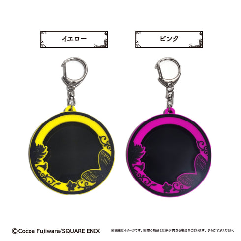 『妖狐×僕SS』ラバー缶バッジケース コミック風 Ver. ピンク