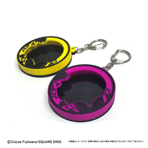 『妖狐×僕SS』ラバー缶バッジケース コミック風 Ver. ピンク