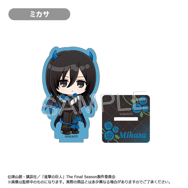 『進撃の巨人』ミニキャラアクリルスタンド DEVIL Ver. ミカサ