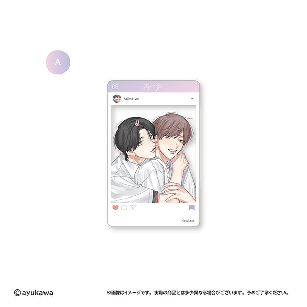 『肇×唯』SNS風クリアトレカ A