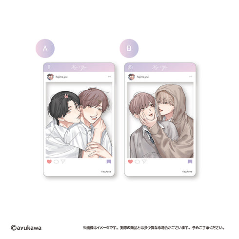 『肇×唯』SNS風クリアトレカ A